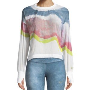 New Nike Running Repel Lou watercolor pullover waterproof compact windbreaker